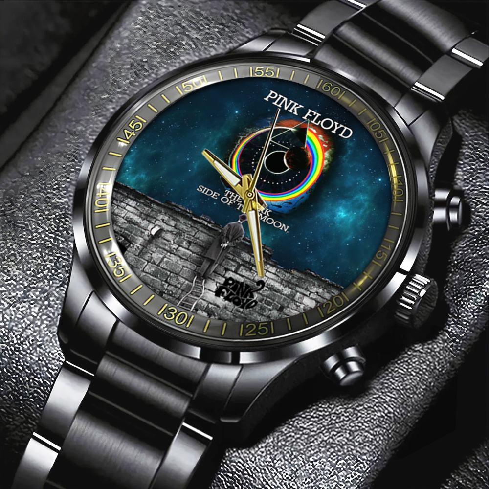 Pink Floyd Black Stainless Steel Watch TANTN6124 mk1