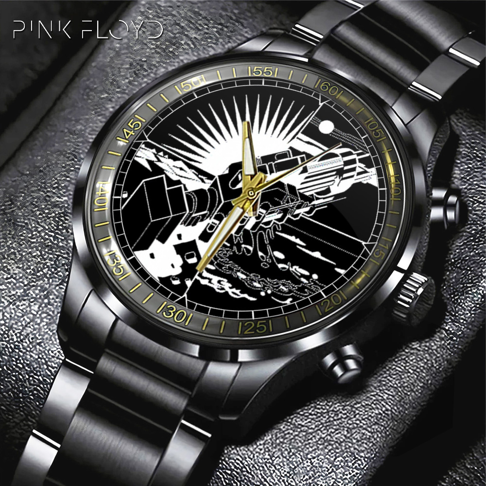 Pink Floyd Black Stainless Steel Watch GNE1565 mk1