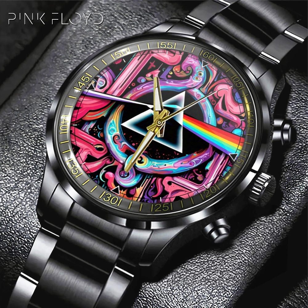 Pink Floyd Black Stainless Steel Watch GNE1566 mk1