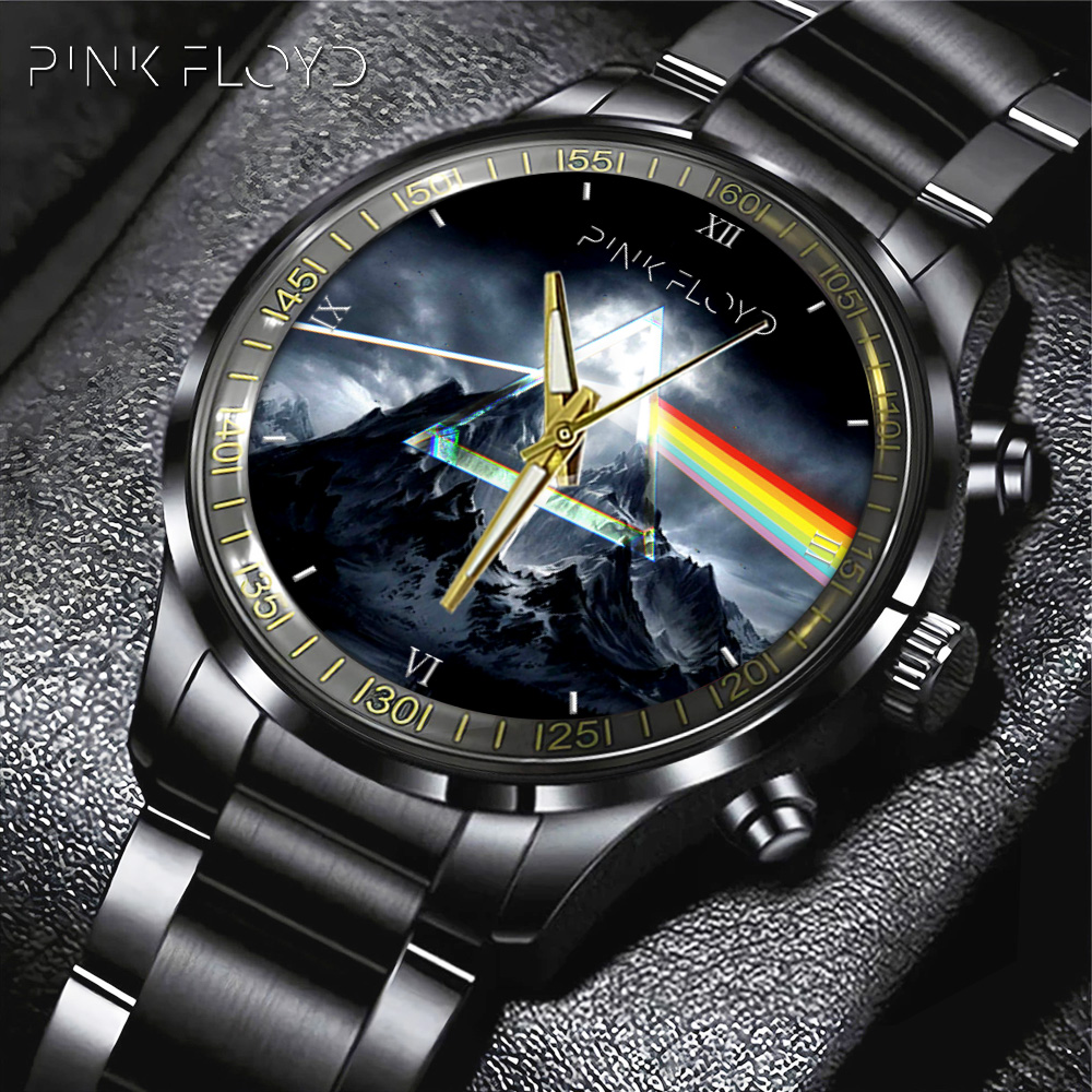 Pink Floyd Black Stainless Steel Watch GNE315 mk1