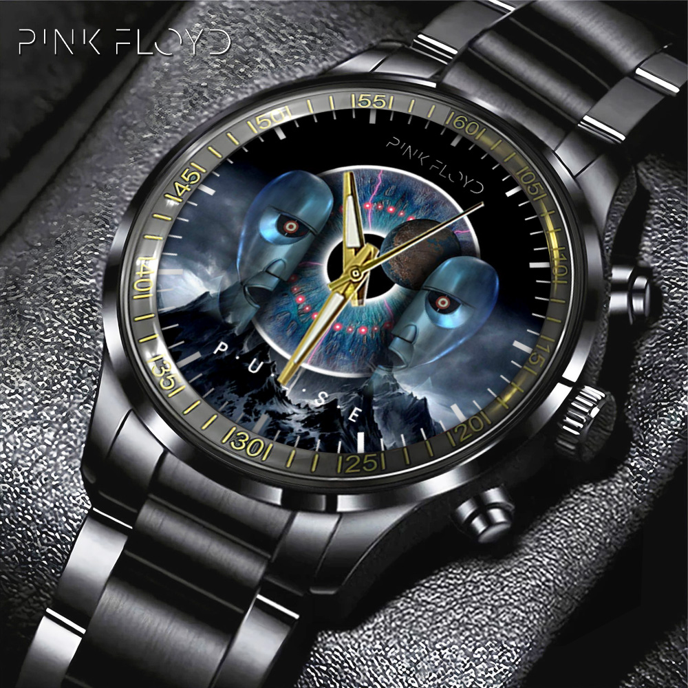 Pink Floyd Black Stainless Steel Watch GNE316 mk1