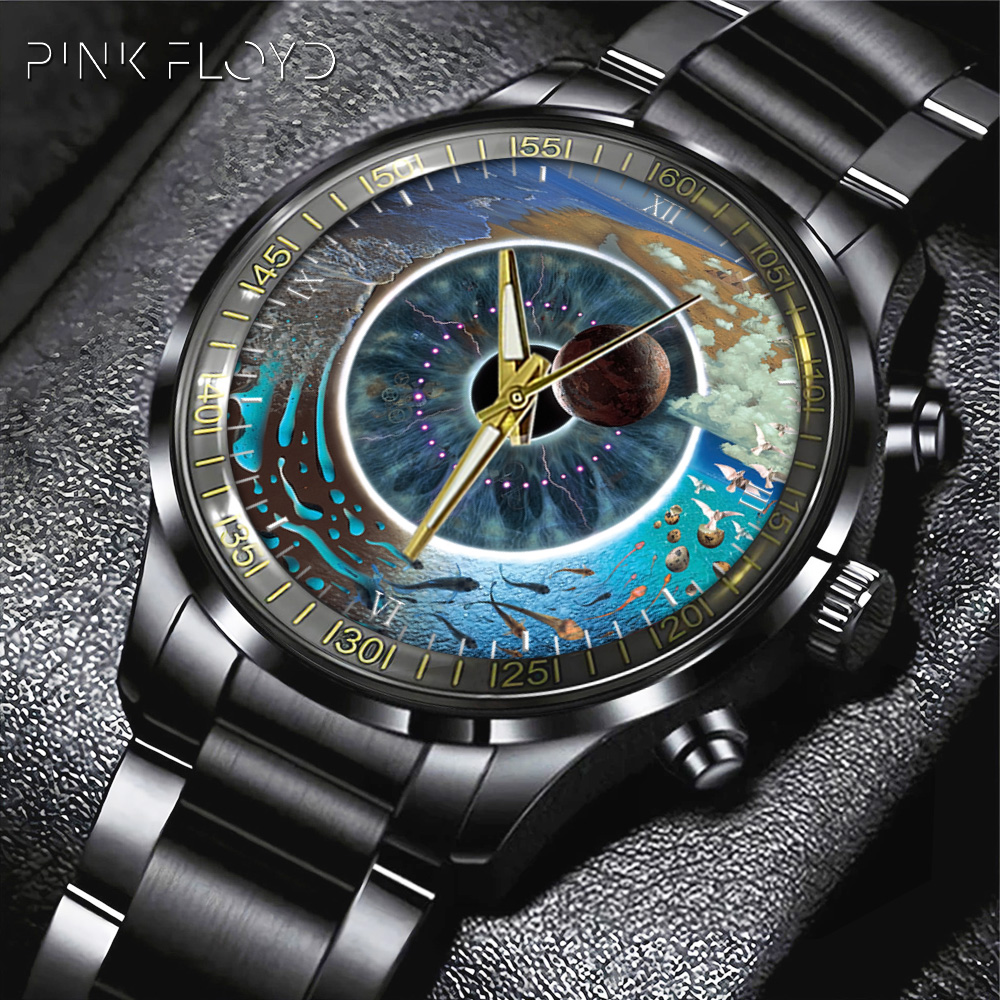 Pink Floyd Black Stainless Steel Watch GNE317 mk1
