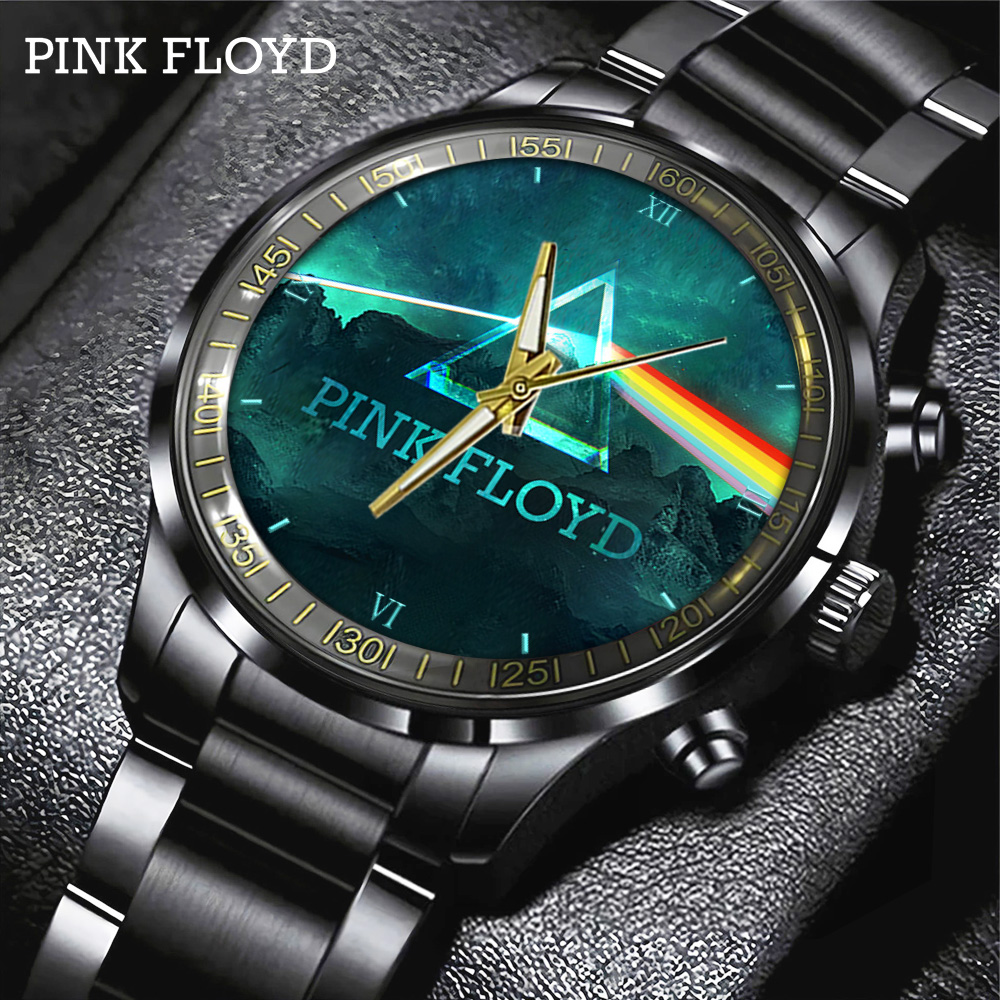 Pink Floyd Black Stainless Steel Watch GNE347 mk1