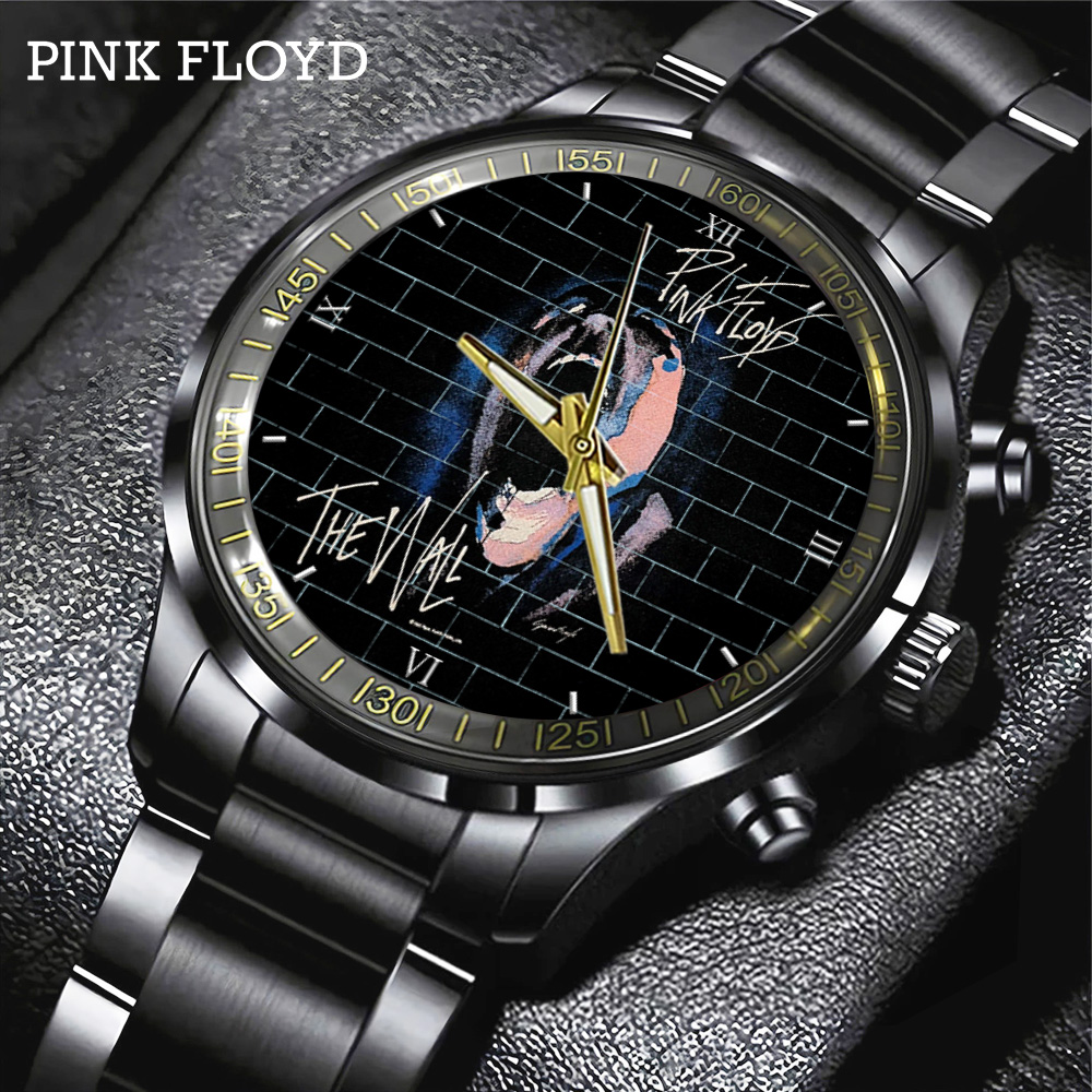 Pink Floyd Black Stainless Steel Watch GNE365 mk1