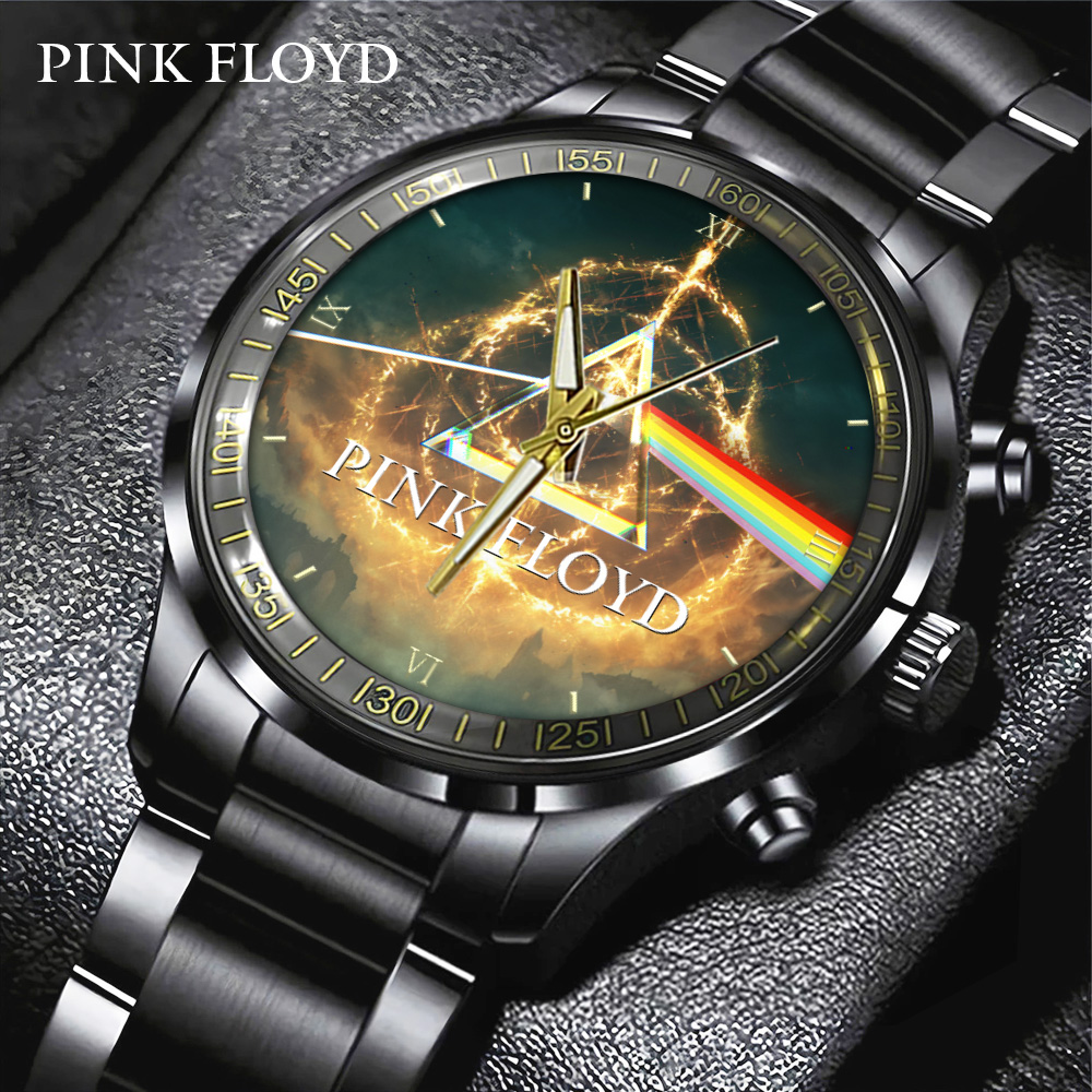 Pink Floyd Black Stainless Steel Watch GNE446 mk1