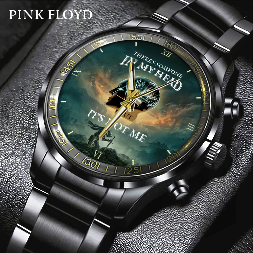Pink Floyd Black Stainless Steel Watch GNE447 mk1