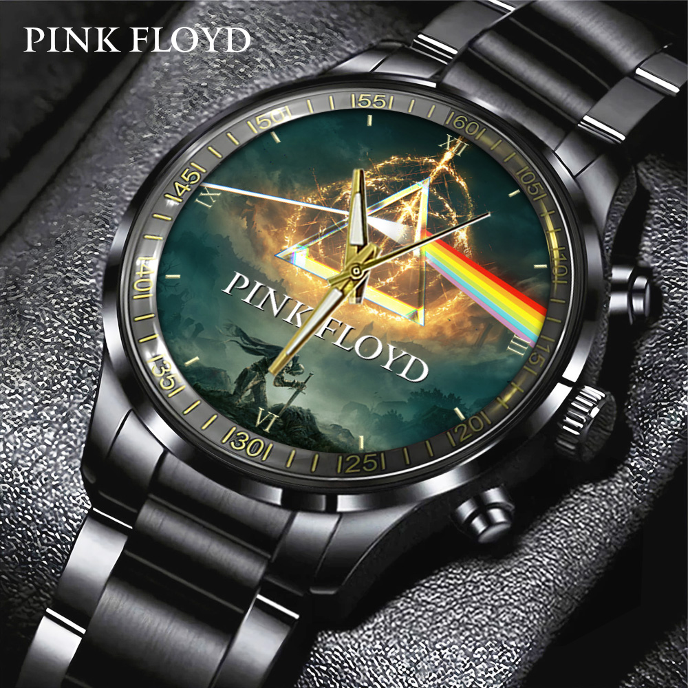 Pink Floyd Black Stainless Steel Watch GNE448 mk1
