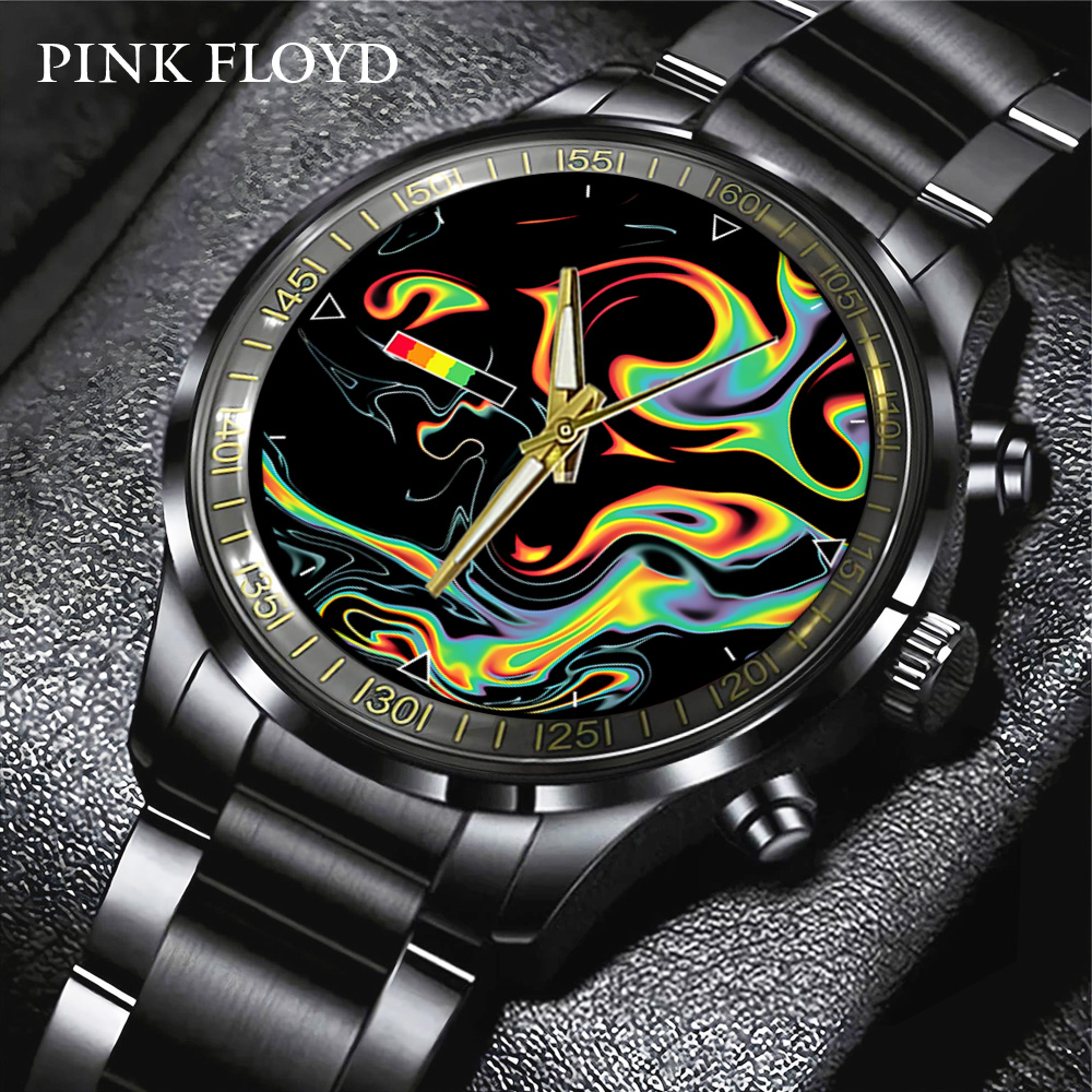 Pink Floyd Black Stainless Steel Watch GNE583 mk1