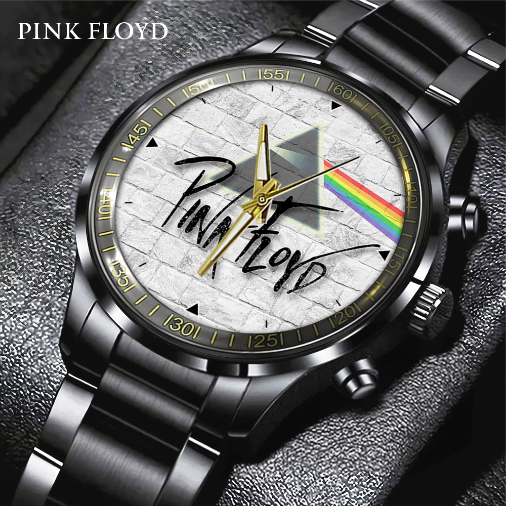 Pink Floyd Black Stainless Steel Watch GNE585 mk1