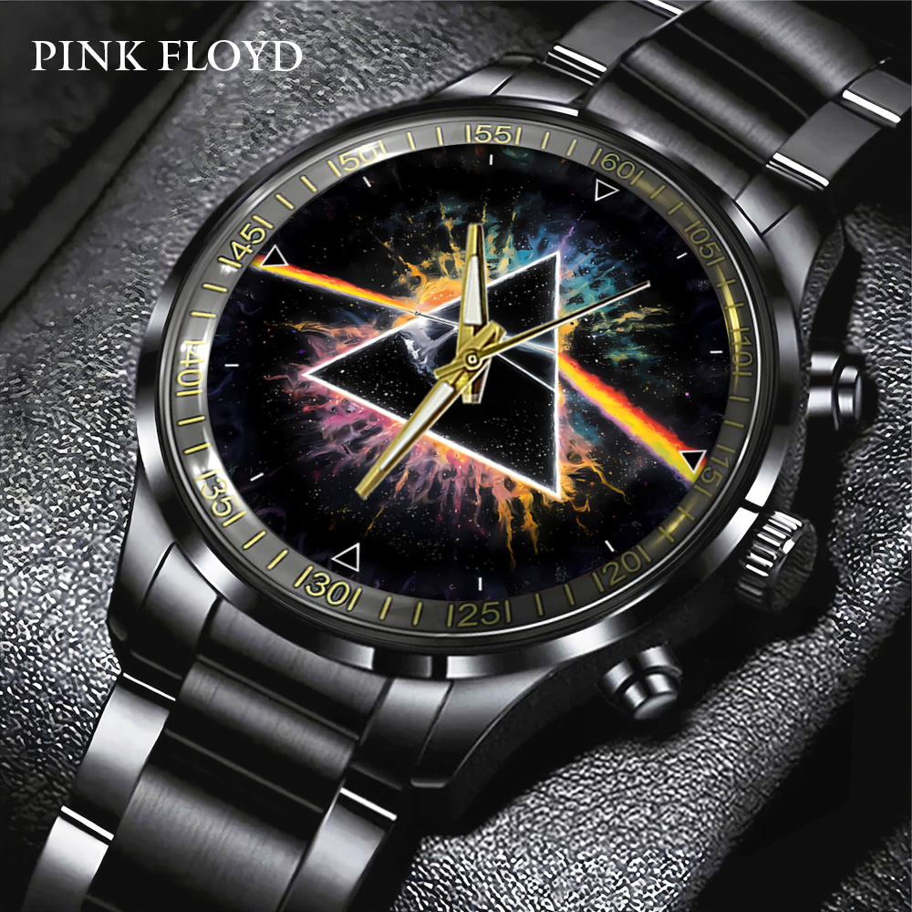 Pink Floyd Black Stainless Steel Watch GNE626 MK1