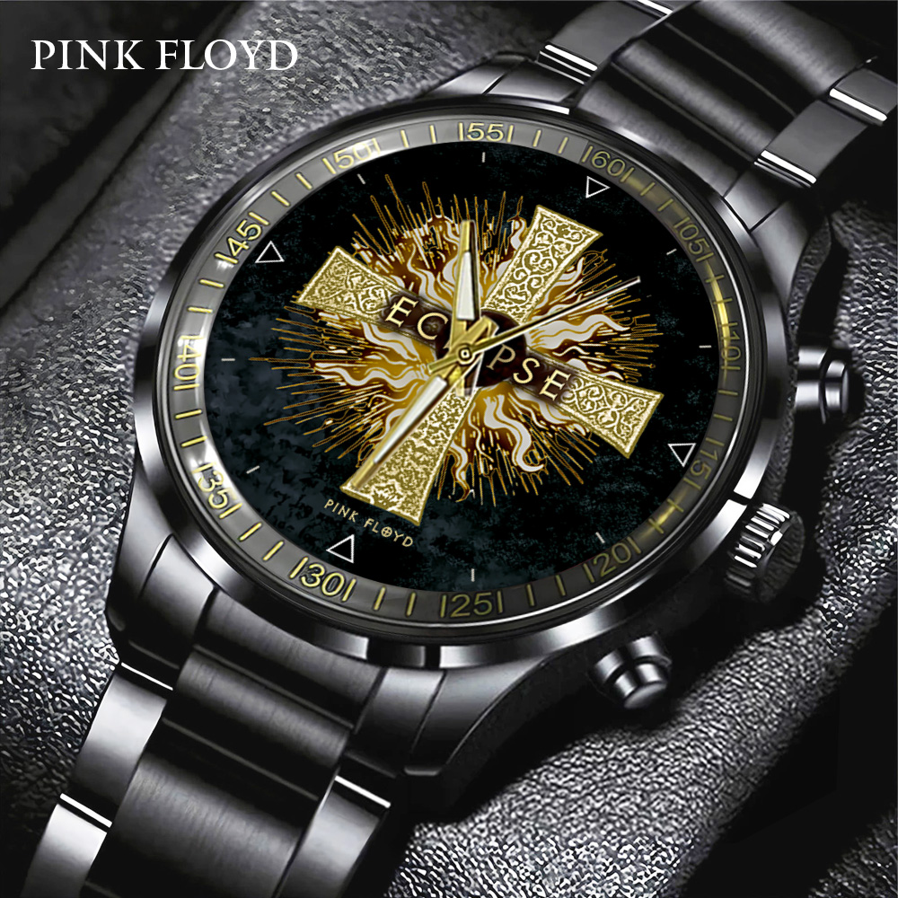 Pink Floyd Black Stainless Steel Watch GNE662 mk1