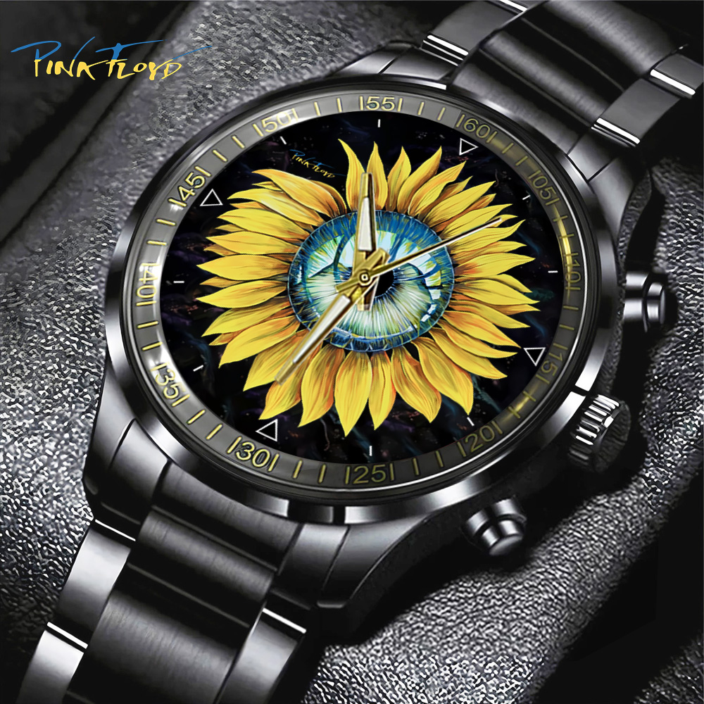 Pink Floyd Black Stainless Steel Watch GNE697 mk1