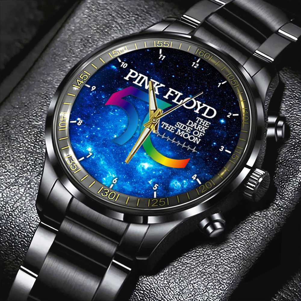 Pink Floyd Black Stainless Steel Watch HOATT473