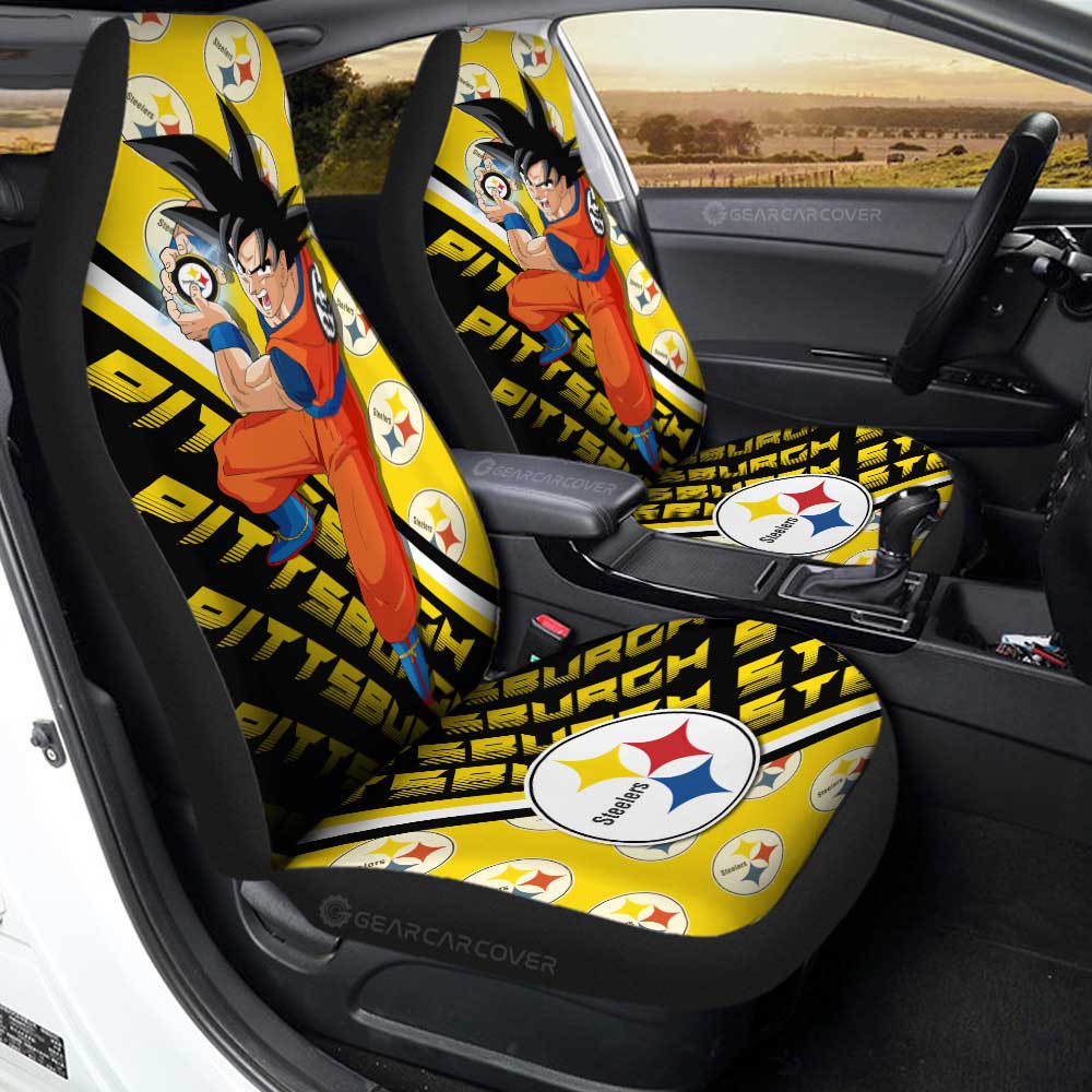 Pittsburgh Steelers Car Seat Covers Goku Car Accessories For Fans Gear Car Cover TN0901231056 CSC 2023