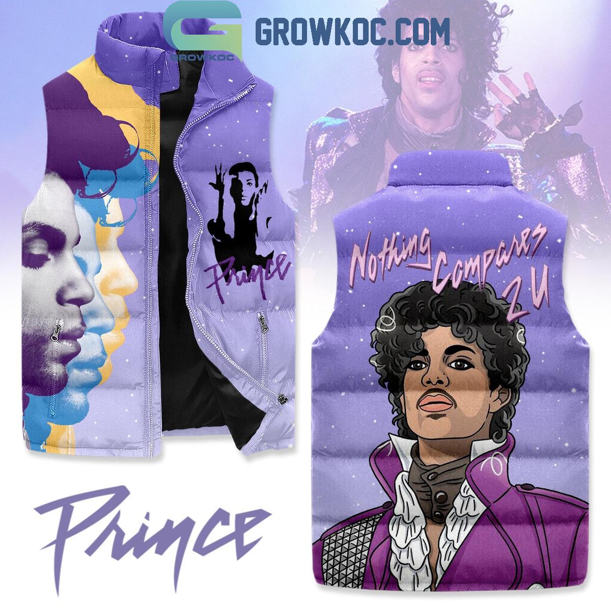 Prince Nothing Compares To U Sleeveless Puffer Jacket 1 mcR6s