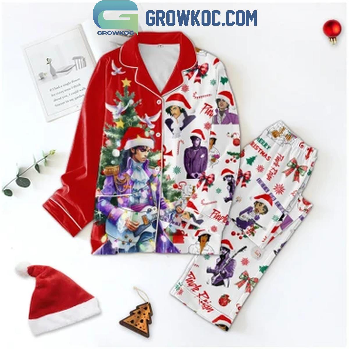 Prince Santa Favorite Prince Christmas Polyester Pajamas Set 1 6SF2Z