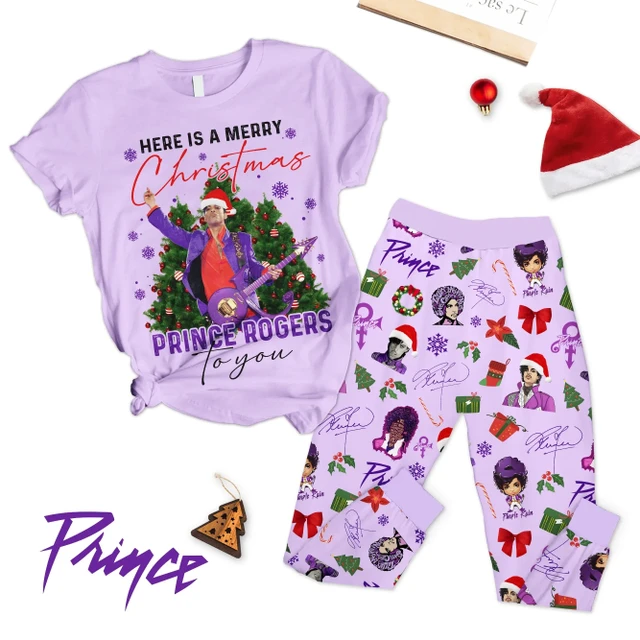 Prince2BHave2BYourself2BA2BPrince2BRoger2BChristmas2BXmas2B20242BFleece2BPajamas2BSet2B1 HC23B