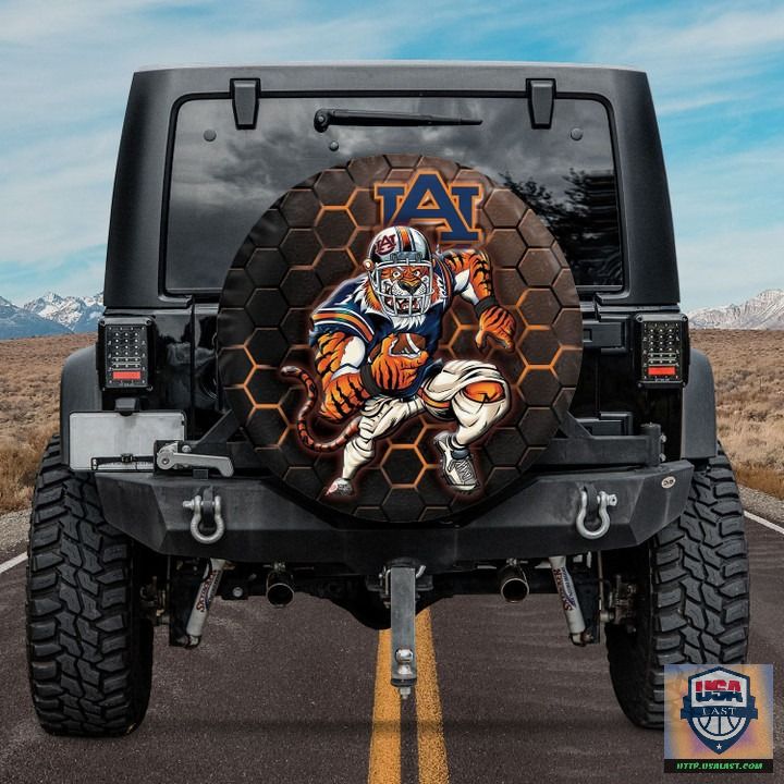 Qb1s0616 BDT270522 16xxxAuburn Tigers NCAA Mascot Spare Tire Cover