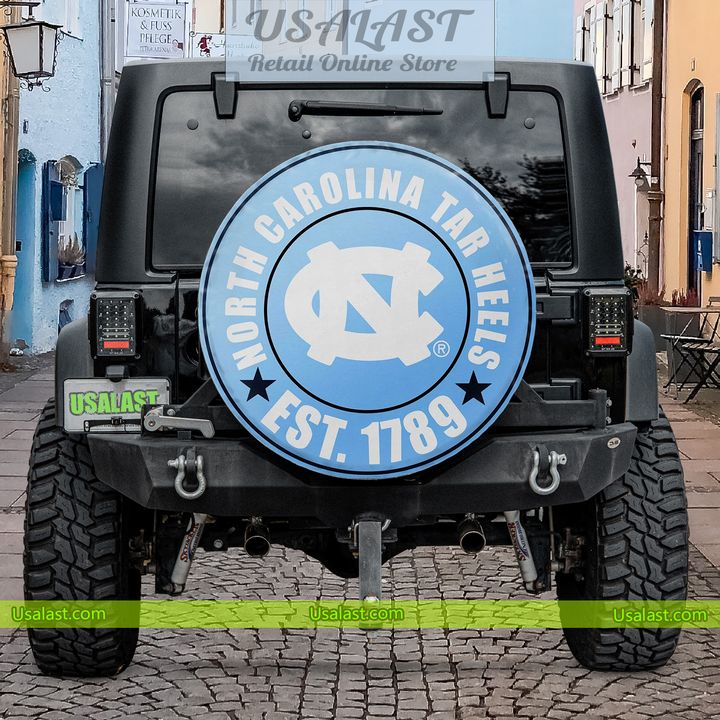 RMCarzqC north carolina tar heels est 1789 spare tire cover 1 Aiy8m