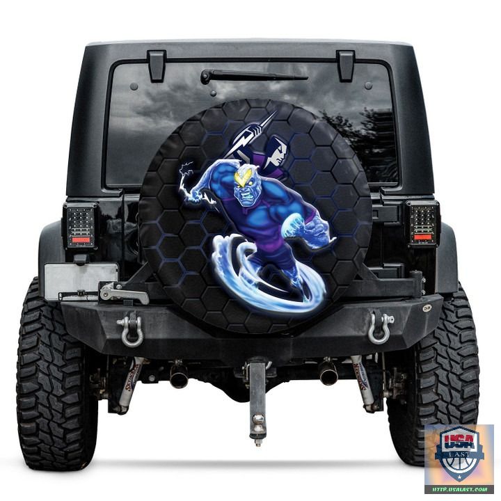 RPLPgnr7 BDT270522 67xxxMelbourne Storm NRL Mascot Spare Tire Cover