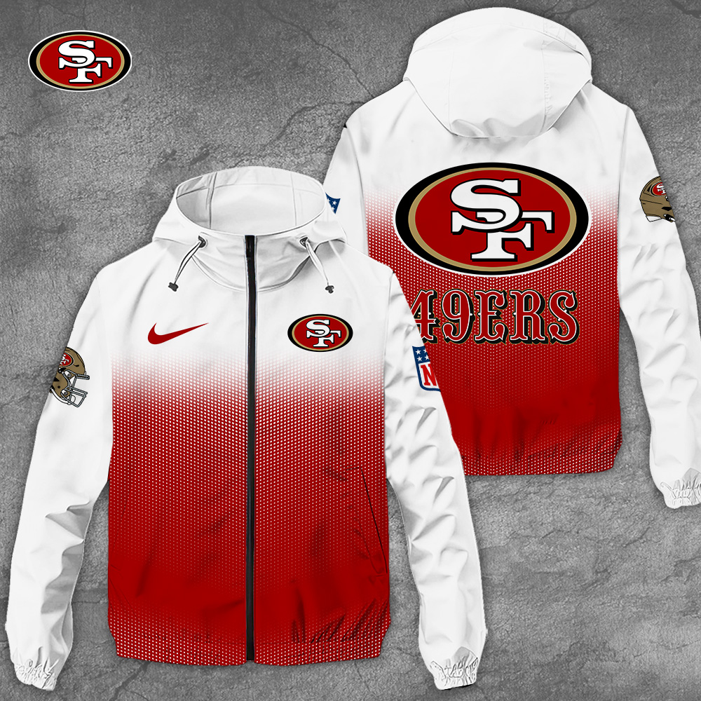 San Francisco 49ers Windbreaker Jacket TANTN9003