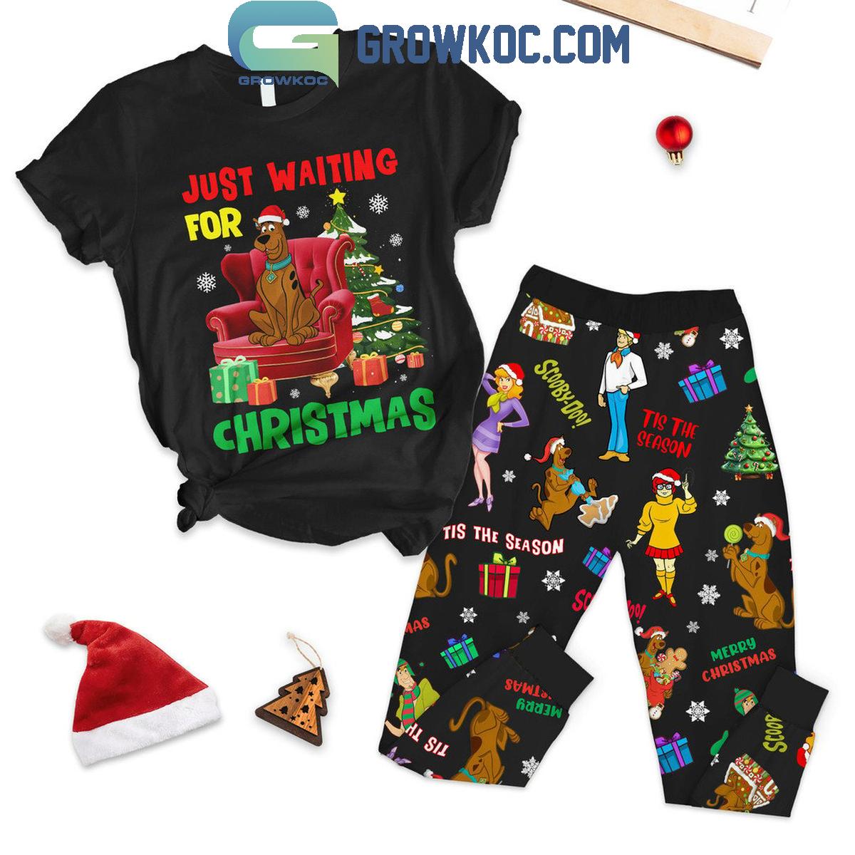Scooby Doo 2024 Just Waiting For Christmas Fleece Pajamas Set 1 pWeqL