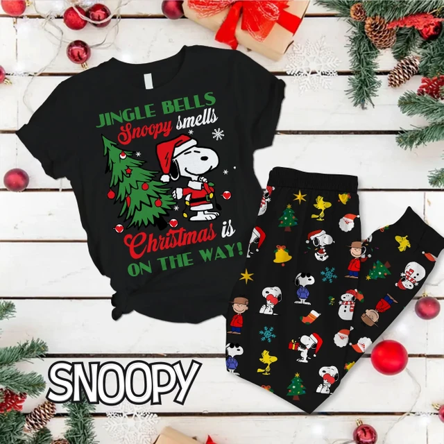 Snoopy2BJingle2BBell2BSmells2BChristmas2BIs2BOn2BThe2BWay2B20242BFleece2BPajamas2BSet2B1 AbZY8