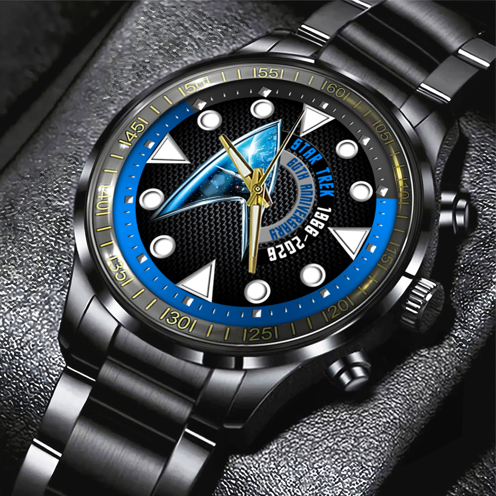 Star Trek Black Stainless Steel Watch HOATT11722