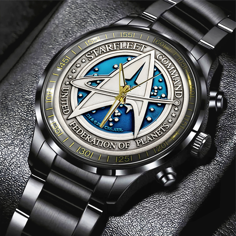 Star Trek Black Stainless Steel Watch TANTN12659 mk1