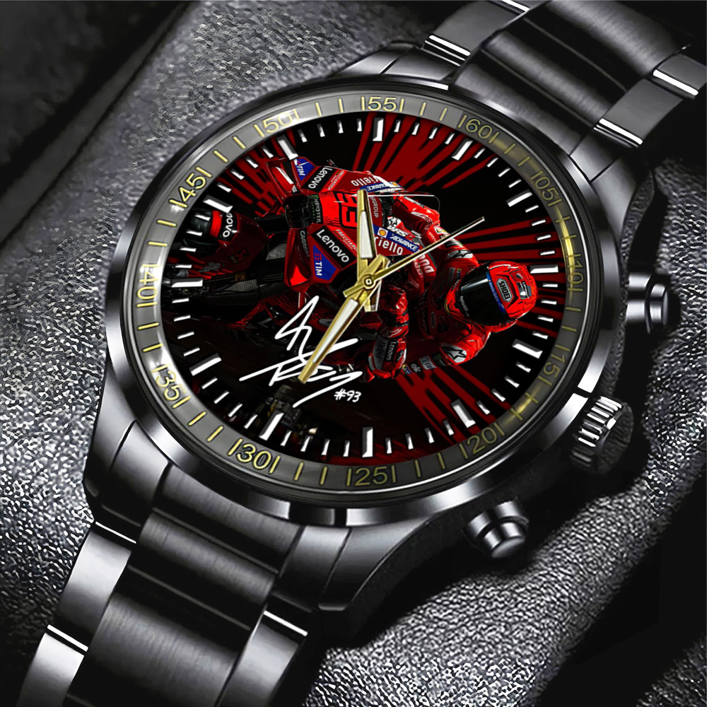 TANTN11762 Black Stainless Steel Watch Ducati Lenovo Team x Marc Marquez 01