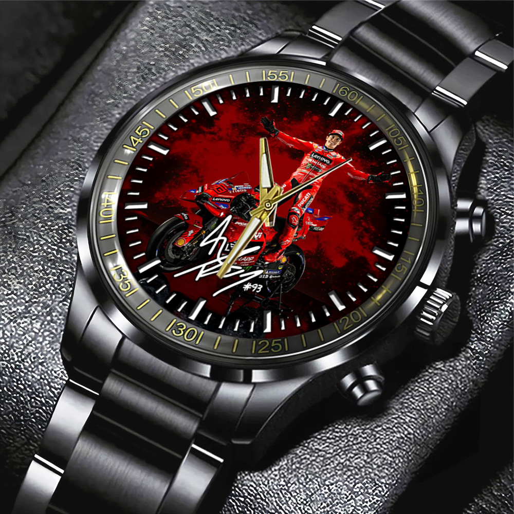 TANTN11764 Black Stainless Steel Watch Ducati Lenovo Team x Marc Marquez 01