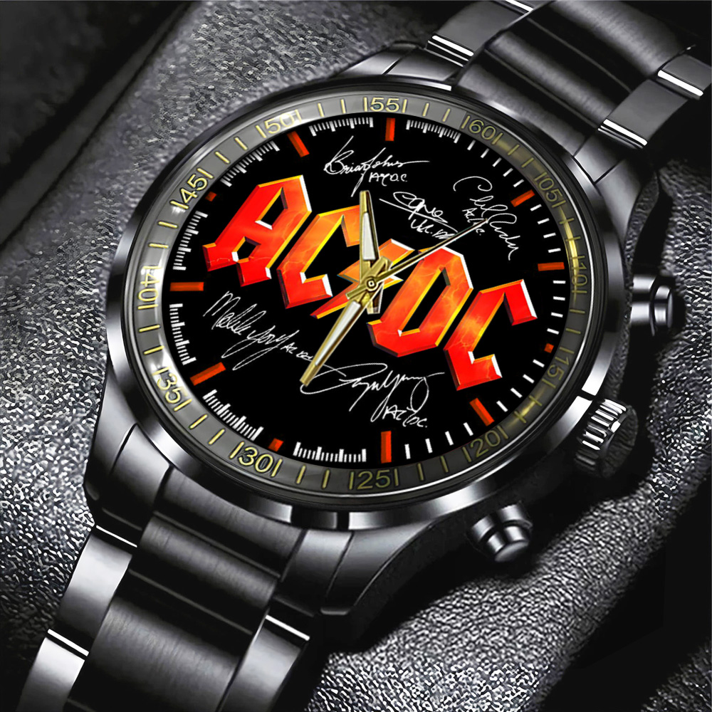 TANTN12204 Black Stainless Steel Watch ACDC 01