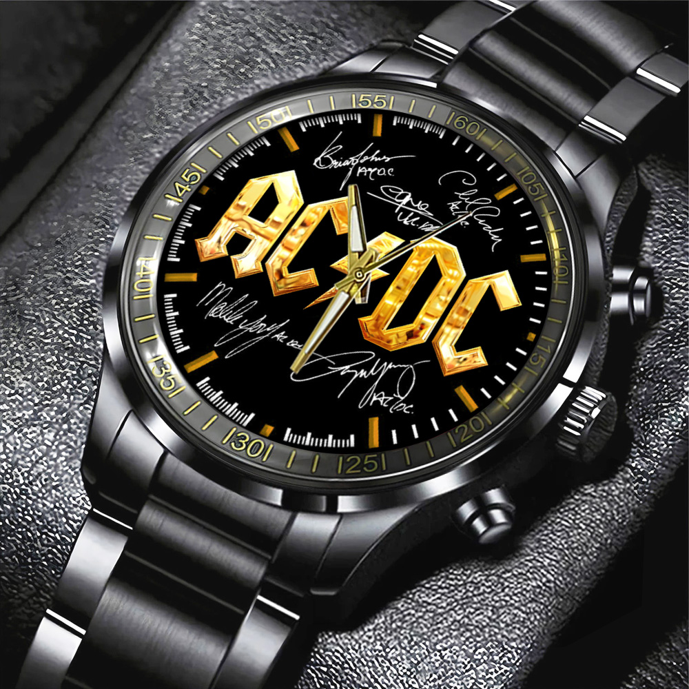 TANTN13225 Black Stainless Steel Watch ACDC 01