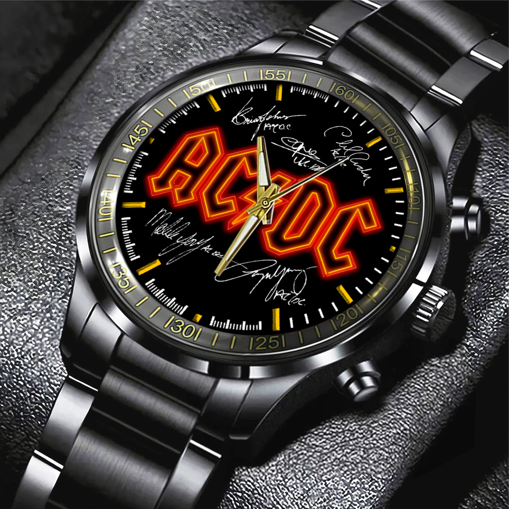 TANTN13228 Black Stainless Steel Watch ACDC 01