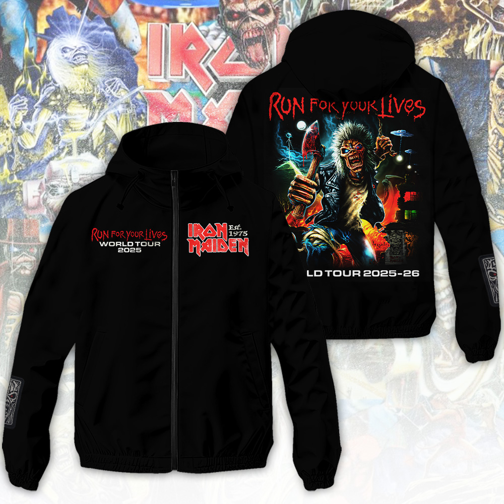 TANTN13310 Windbreaker Jacket Iron Maiden