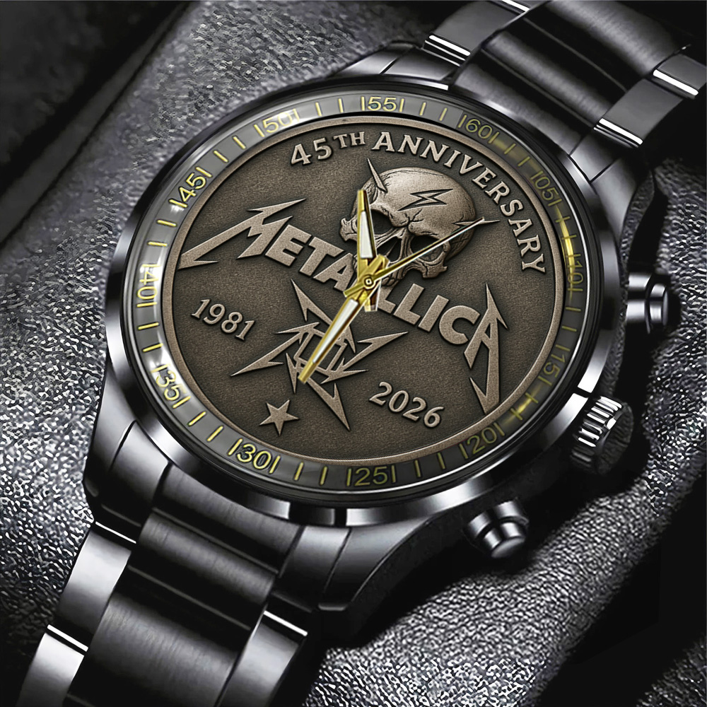TANTN13815 Black Stainless Steel Watch Metallica 01