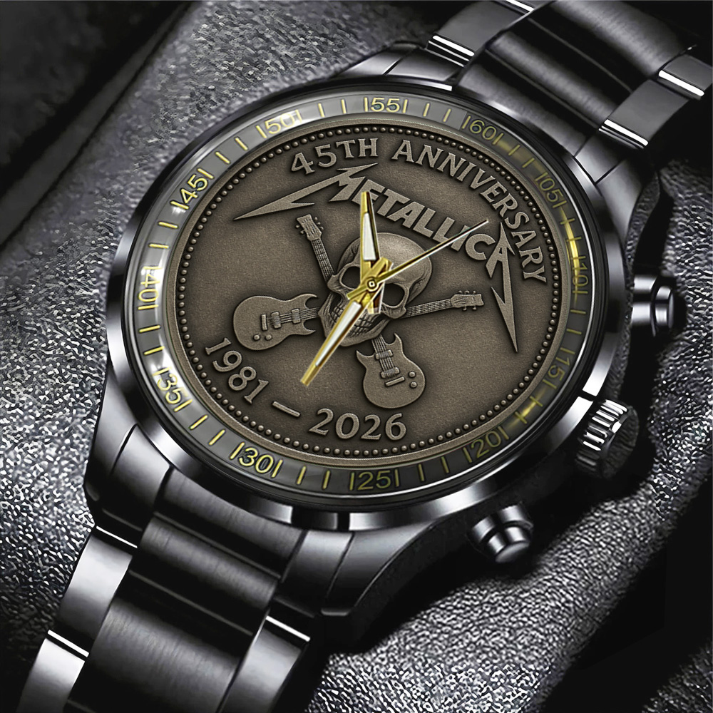 TANTN14143 Black Stainless Steel Watch Metallica 01