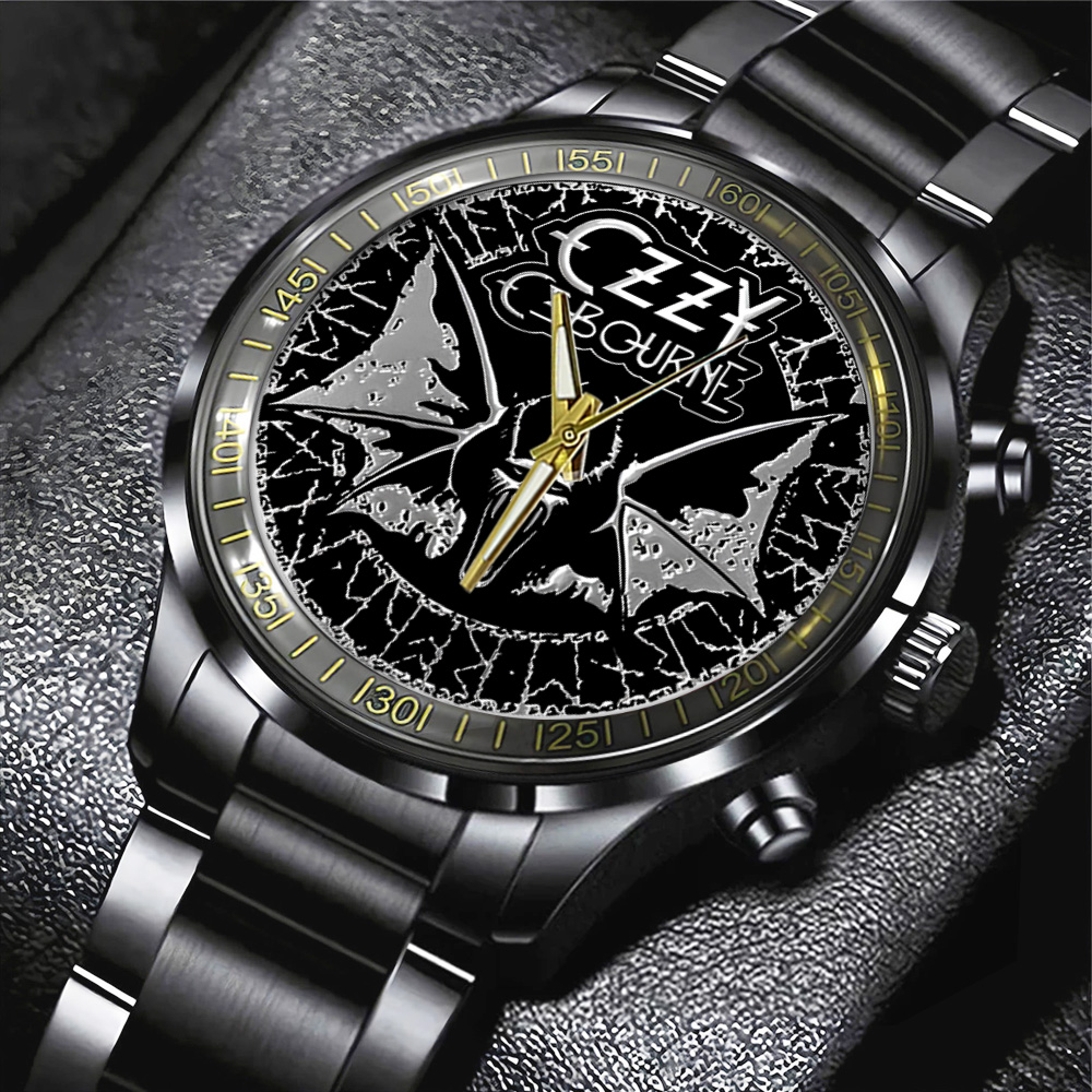 TANTN14700 Black Stainless Steel Watch Ozzy Osbourne 01