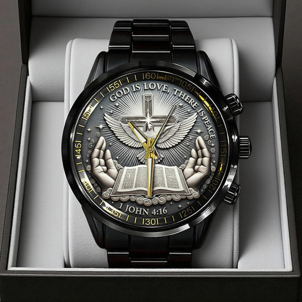 TANTN17369 Black Stainless Steel Watch God Is Love 01 1024x1024 1