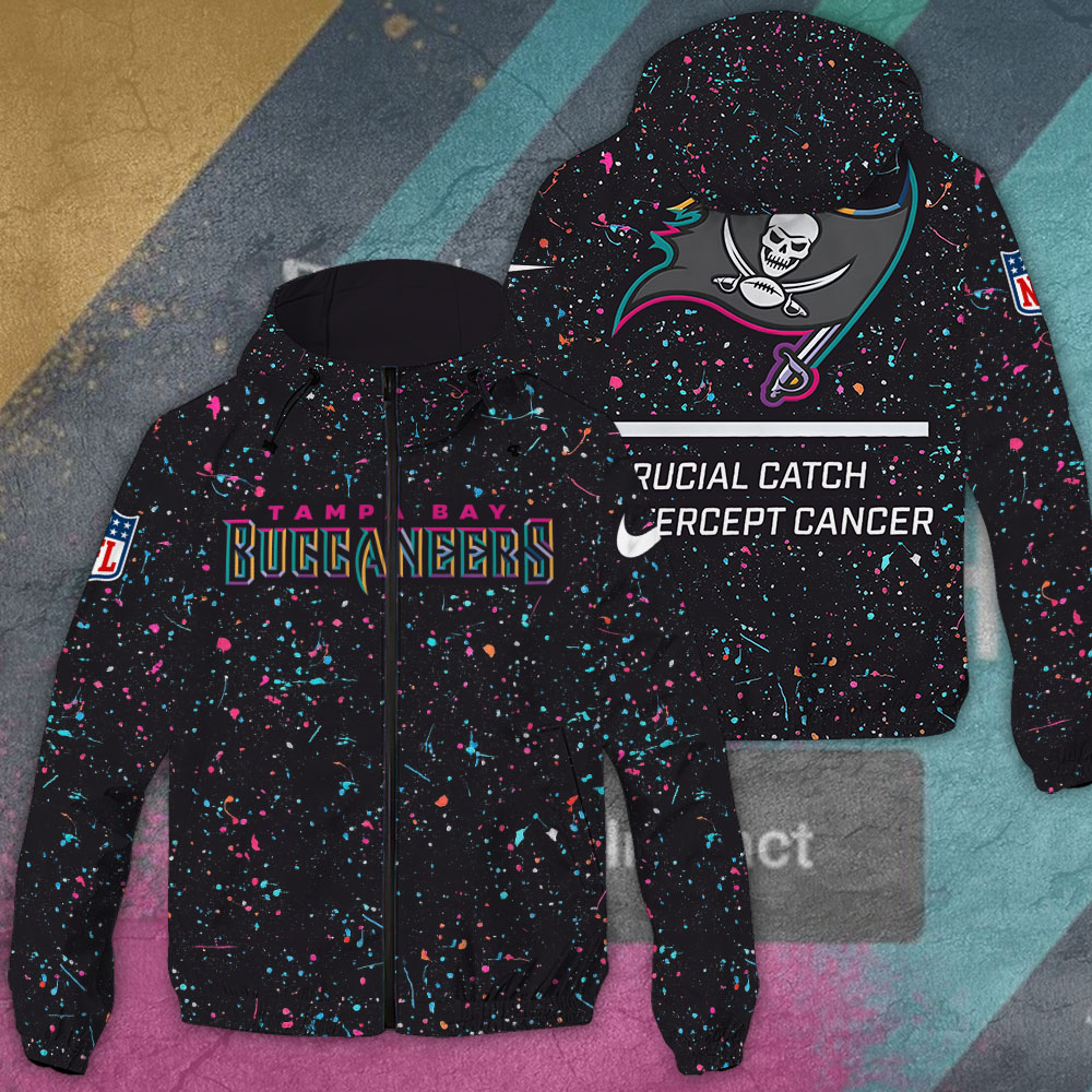 Tampa Bay Buccaneers Windbreaker Jacket TANTN15793 mockup