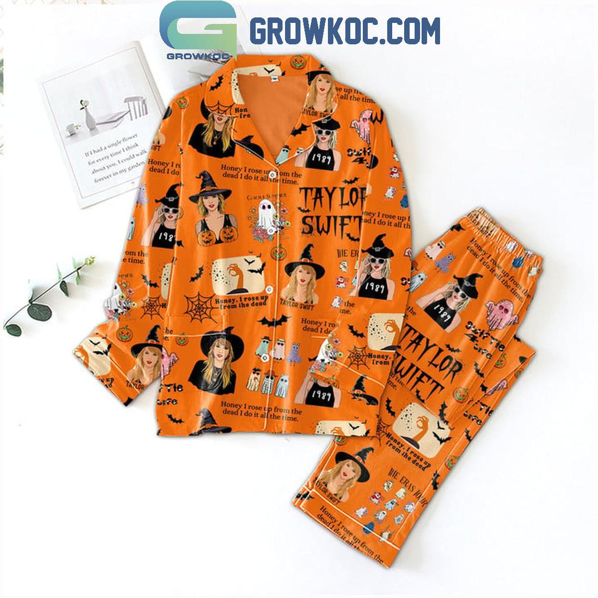 Taylor Swift Rising From The Death Halloween Polyester Pajamas Set 2 d3lb1