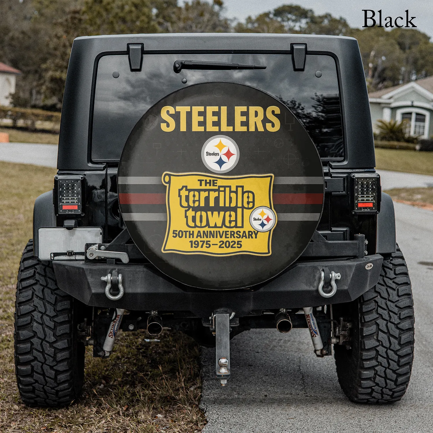 Terrible Towel 50th Anniversary Spare Tire Cover 9