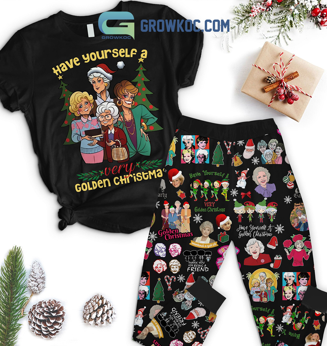 The Golden Girls Have Yourself A Very Golden Christmas Pajamas Set2B1 jUCFy The Golden Girls Have Yourself A Very Golden Christmas Pajamas Set2B1 jUCFy