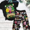 The Golden Girls St. Patricks Day Black Fleece Pajamas Set2B1 zG25x