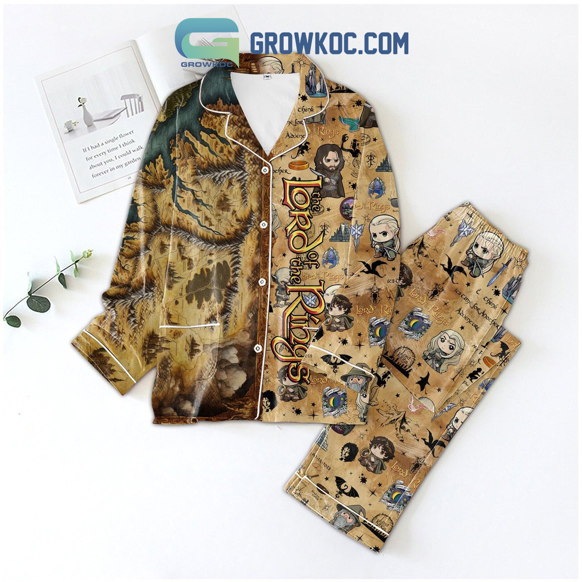 The Lord Of The Rings I Think Its Time For Another Adventure Pajamas Set2B1 32vzB