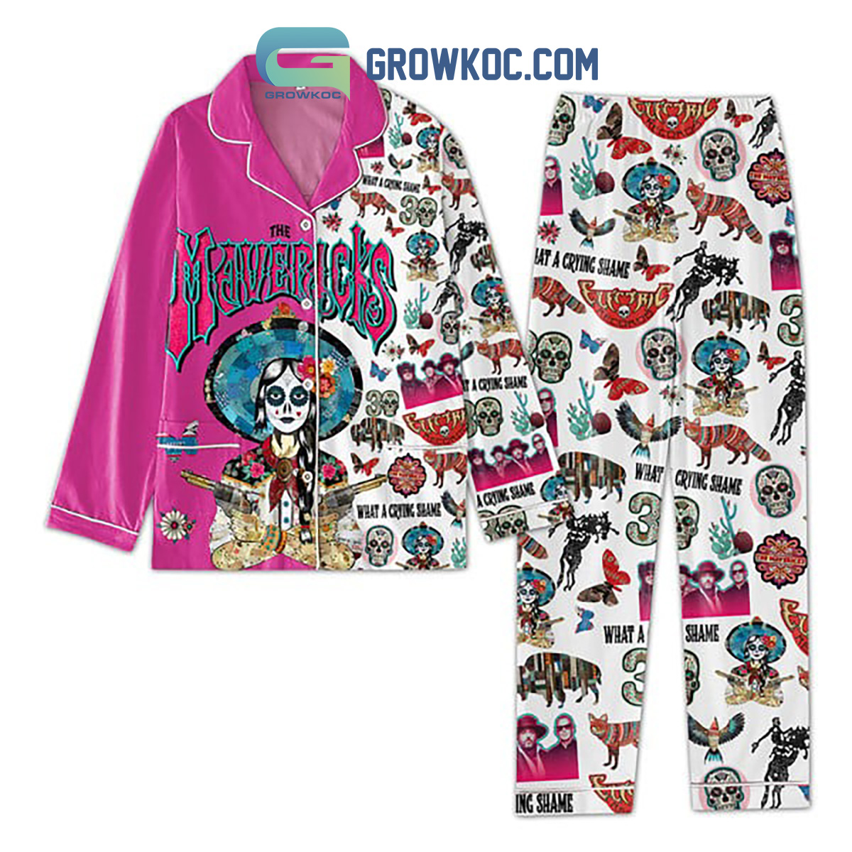 The Mavericks A Crying Shame Polyester Pajamas Set2B1 5cate
