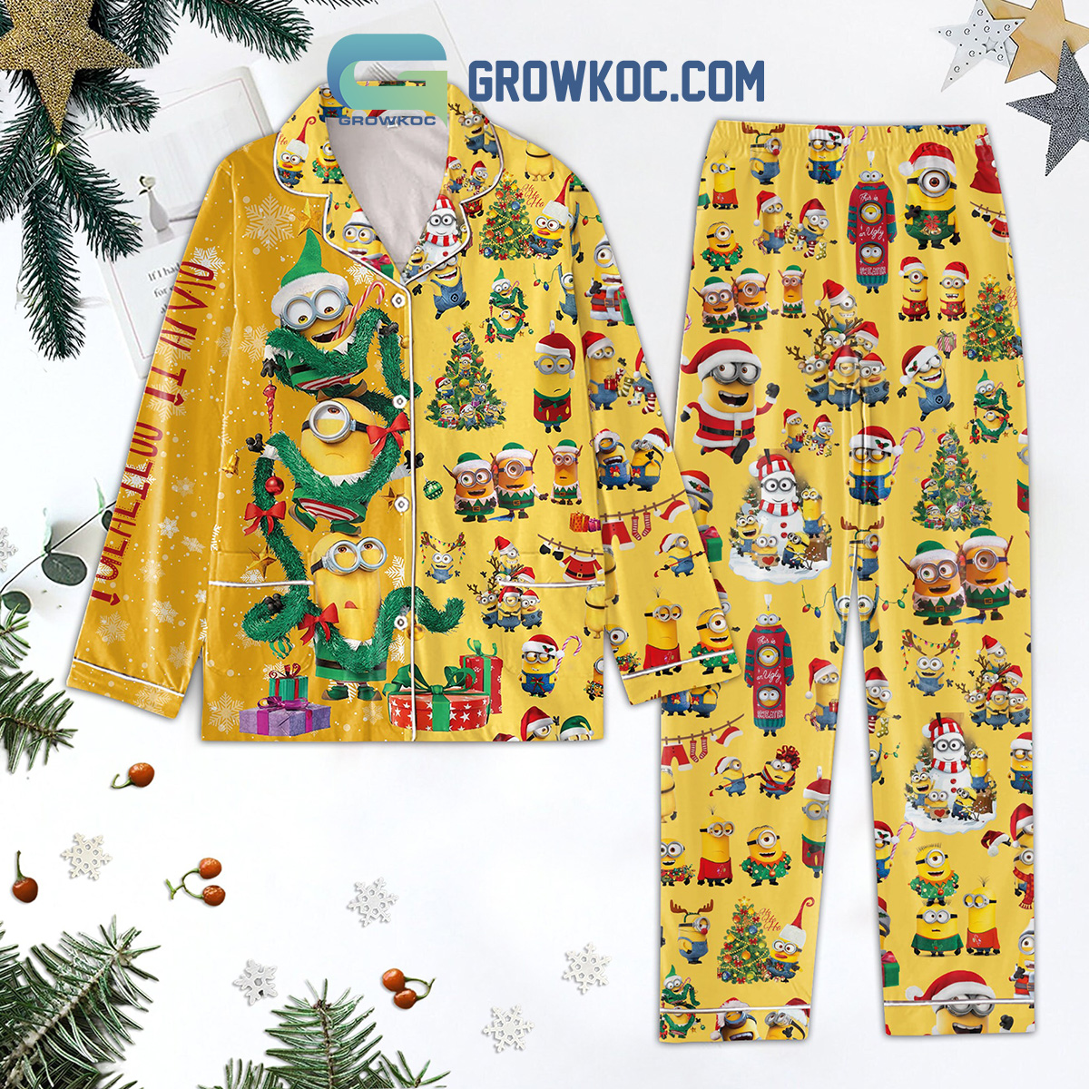 The Minions Merry Christmas Pajamas Set2B1 lAgkB