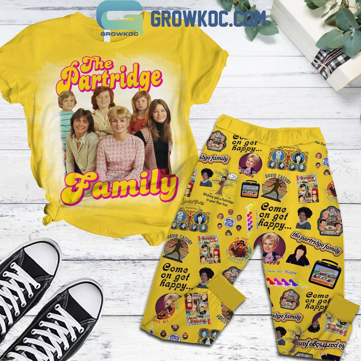 The Partridge Family Come On Get Happy Fleece Pajama Set 1 xdWUx
