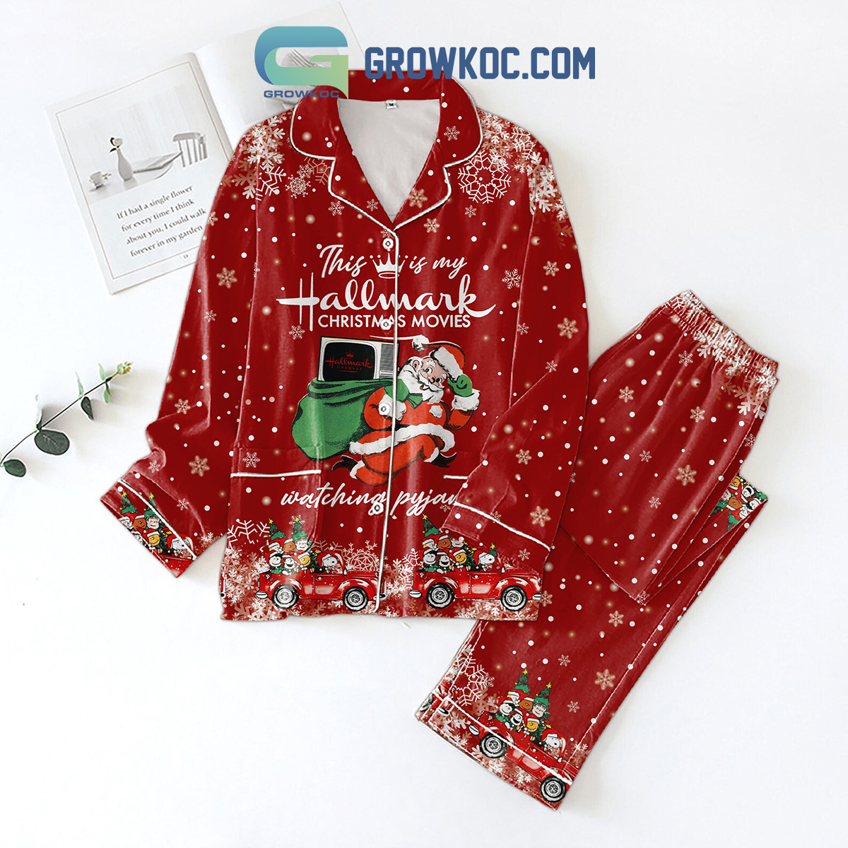 This Is My Hallmark Christmas Movies Watching Pajamas Set2B1 V5W7n