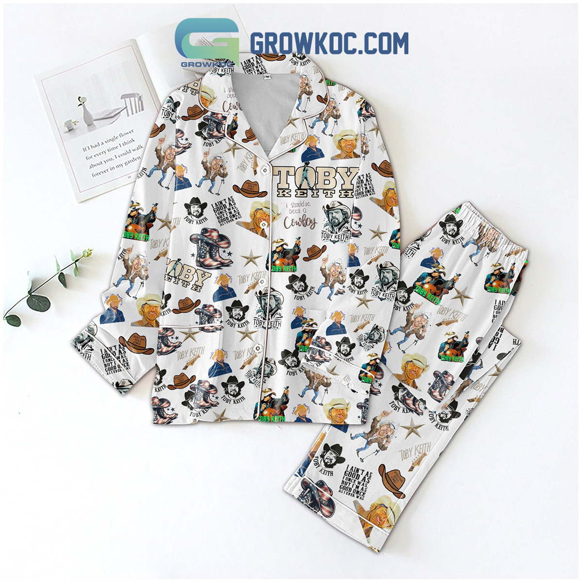 Toby Keith Love Polyester Pajamas Set2B1 fqr26